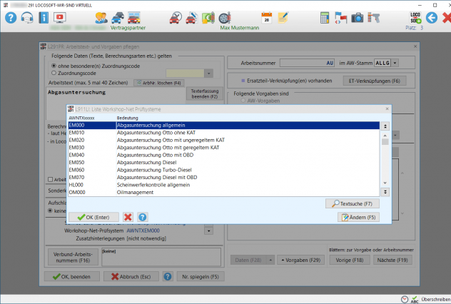 Pr. 911: Liste asanetwork Prüfsysteme