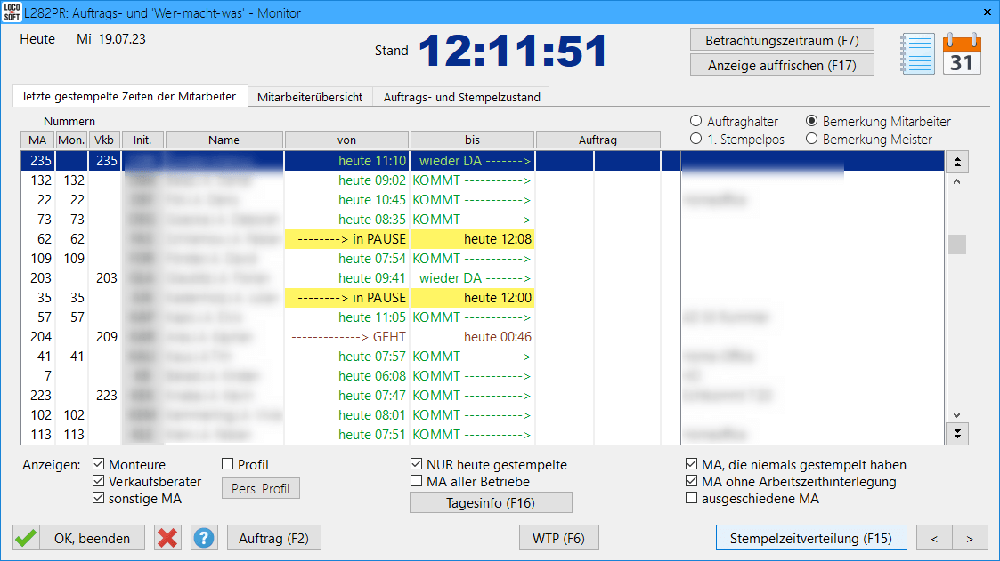 Pr. 282 Auftragsstempelung „Wer-macht-was“